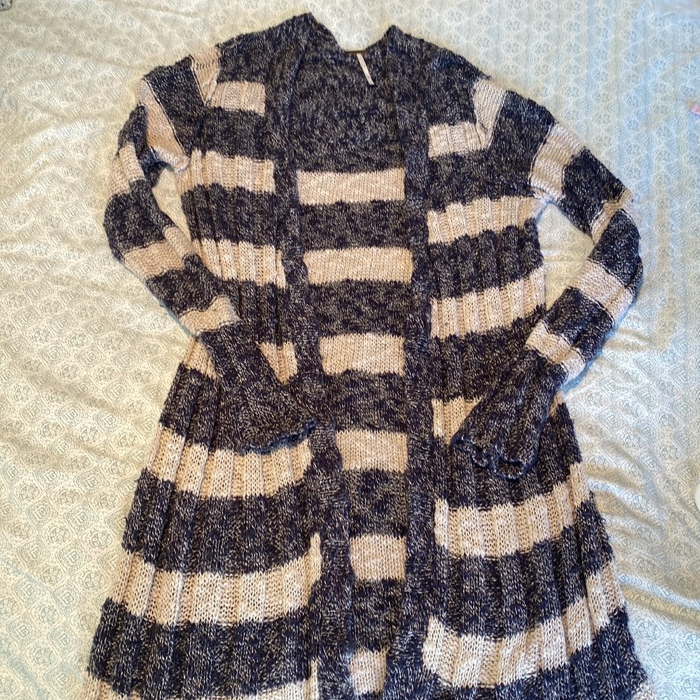 Free people long cardigan